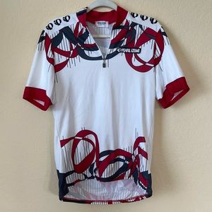 Pearl iZumi Technical Wear Quarter Zip Short Sleeve Bike Athletic Cycling Jersey